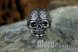 PRSTEN Z CHIRURGICKÉ OCELI AZTEC SKULL