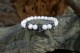 NÁRAMEK Z NEREZOVÉ OCELI SKULLS WHITE PEARL