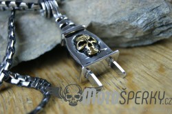 PŘÍVĚSEK Z CHIRURGICKÉ OCELI SKULL PLUG