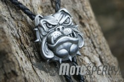 BOLO TIE BULLDOG HEAD