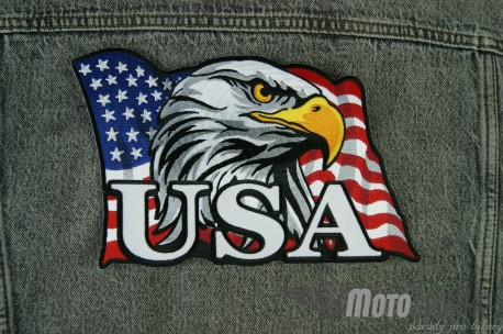 Nášivka Eagle Flag USA XL