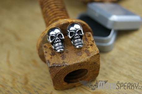 NÁUŠNICE BIKER SKULL 1