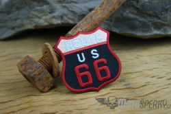 Nášivka Route 66 US Red