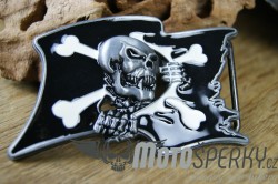 Přezka opasková Skull Pirate Flag